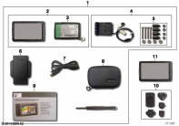 F800GS 08 (K72) BMW MOTORRAD NAVIGATOR V parts diagram