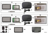 F800GS 08 (K72) BMW MOTORRAD NAVIGATOR V parts diagram