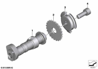 R nineT Racer (K32) CAMSHAFT CAMSHAFT parts diagram