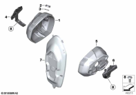 R nineT Racer (K32) CYLINDER HEAD COVER MILLED parts diagram