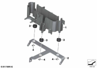 R nineT Racer (K32) BRACKET, CONTROL UNIT parts diagram