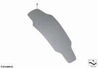 R nineT Racer (K32) TANK PAD parts diagram