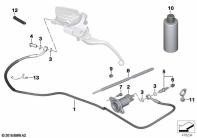 R nineT Racer (K32) CLUTCH CONTROL parts diagram