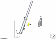R nineT Racer (K32) TELESCOPE-FORK parts diagram