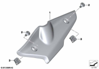 R nineT Racer (K32) COVER, THROTTLE ASSEMBLY LEFT parts diagram