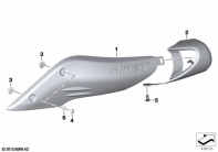 R nineT Racer (K32) COVER FOR INTAKE SNORKEL parts diagram