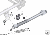 R nineT Racer (K32) SIDE STAND parts diagram