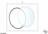 R nineT Racer (K32) REPAIR KIT INSTRUMENT CLUSTER parts diagram