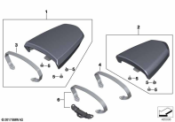 R nineT Racer (K32) PASSENGER SEAT parts diagram