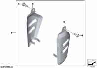 R nineT Racer (K32) GRILL TRIM, ALUMINUM parts diagram