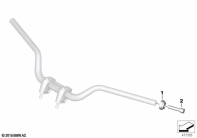 R nineT Racer (K32) HANDLEBAR VIBRATION ABSORBER parts diagram