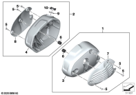R nineT Racer (K32) CYLINDER HEAD COVER "2V" parts diagram