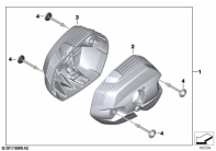 R nineT Racer (K32) CYLINDER HEAD COVER, CHROME parts diagram