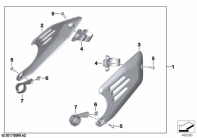 R nineT Racer (K32) COVER FOR INTAKE SILENCER parts diagram