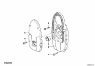 R1150GS ADV (R21A) FRONT COVER/ALTERNATOR SUPPORT COVER parts diagram