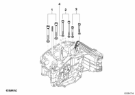 R1150GS ADV (R21A) MOUNTING POINT CRANKCASE RIGHT parts diagram