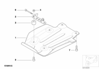 R1150GS ADV (R21A) UNDERRIDE PROTECTION parts diagram