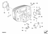 R1150GS ADV (R21A) CYLINDER HEAD DOUBLE-IGNITION parts diagram