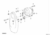 R1150GS ADV (R21A) ALTERNATORMOUNTING PARTS parts diagram