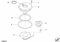 R1150GS ADV (R21A) FILLER CAP parts diagram
