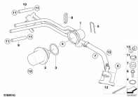 R1150GS ADV (R21A) FUEL DISTRIBUTOR/PRESSURE REGULATOR parts diagram