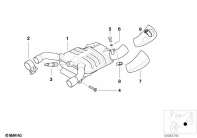 R1150GS ADV (R21A) FRONT MUFFLER parts diagram