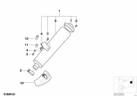 R1150GS ADV (R21A) REAR MUFFLER parts diagram