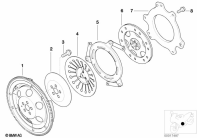 R1150GS ADV (R21A) CLUTCH - SINGLE PARTS parts diagram