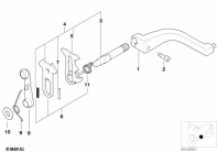 R1150GS ADV (R21A) 6-SPEED TRANSMISSION SHIFT COMPONENTS parts diagram
