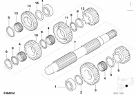 R1150GS ADV (R21A) OUTPUT SHAFT parts diagram