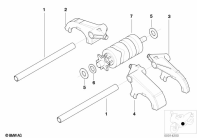 R1150GS ADV (R21A) 6-SPEED TRANSMISSION SHIFT COMPONENTS parts diagram