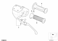 R1150GS ADV (R21A) CLUTCH CONTROL ASSEMBLY parts diagram