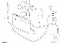 R1150GS ADV (R21A) BOWDEN CABLE/CABLE DISTRIBUTOR parts diagram