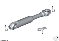 R1150GS ADV (R21A) DRIVE SHAFT parts diagram