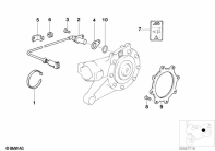 R1150GS ADV (R21A) WHEELSPEED SENSOR, REAR parts diagram