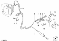 R1150GS ADV (R21A) BRAKE PIPE REAR ABS parts diagram