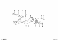 R1150GS ADV (R21A) BRAKE PEDAL parts diagram