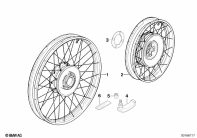 R1150GS ADV (R21A) SPOKE WHEEL parts diagram