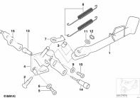 R1150GS ADV (R21A) SIDE STAND parts diagram