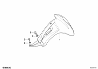 R1150GS ADV (R21A) MUDGUARD REAR parts diagram