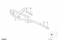 R1150GS ADV (R21A) FAIRING BRACKET parts diagram
