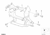 R1150GS ADV (R21A) FRONT PANEL CARRIER parts diagram