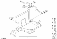 R1150GS ADV (R21A) SET CASE HOLDER parts diagram