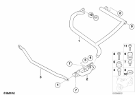 R1150GS ADV (R21A) ENGINE PROTECTION BAR parts diagram