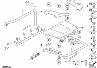 R1150GS ADV (R21A) CASE HOLDER/MOUNTING PARTS parts diagram