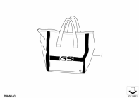 R1150GS ADV (R21A) BAG, ALUMINUM CASE/TOP CASE parts diagram