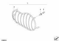 R1150GS ADV (R21A) HEADLIGHT GRILL parts diagram
