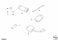 R1150GS ADV (R21A) THEFT ALARM, BASIC UNIT parts diagram