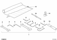 R1150GS ADV (R21A) CAR TOOL, SUPPLEMENTARY KIT parts diagram