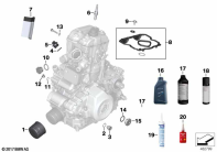 G310GS 16 (K02) ENGINE OIL / MAINTENANCE SERVICE parts diagram